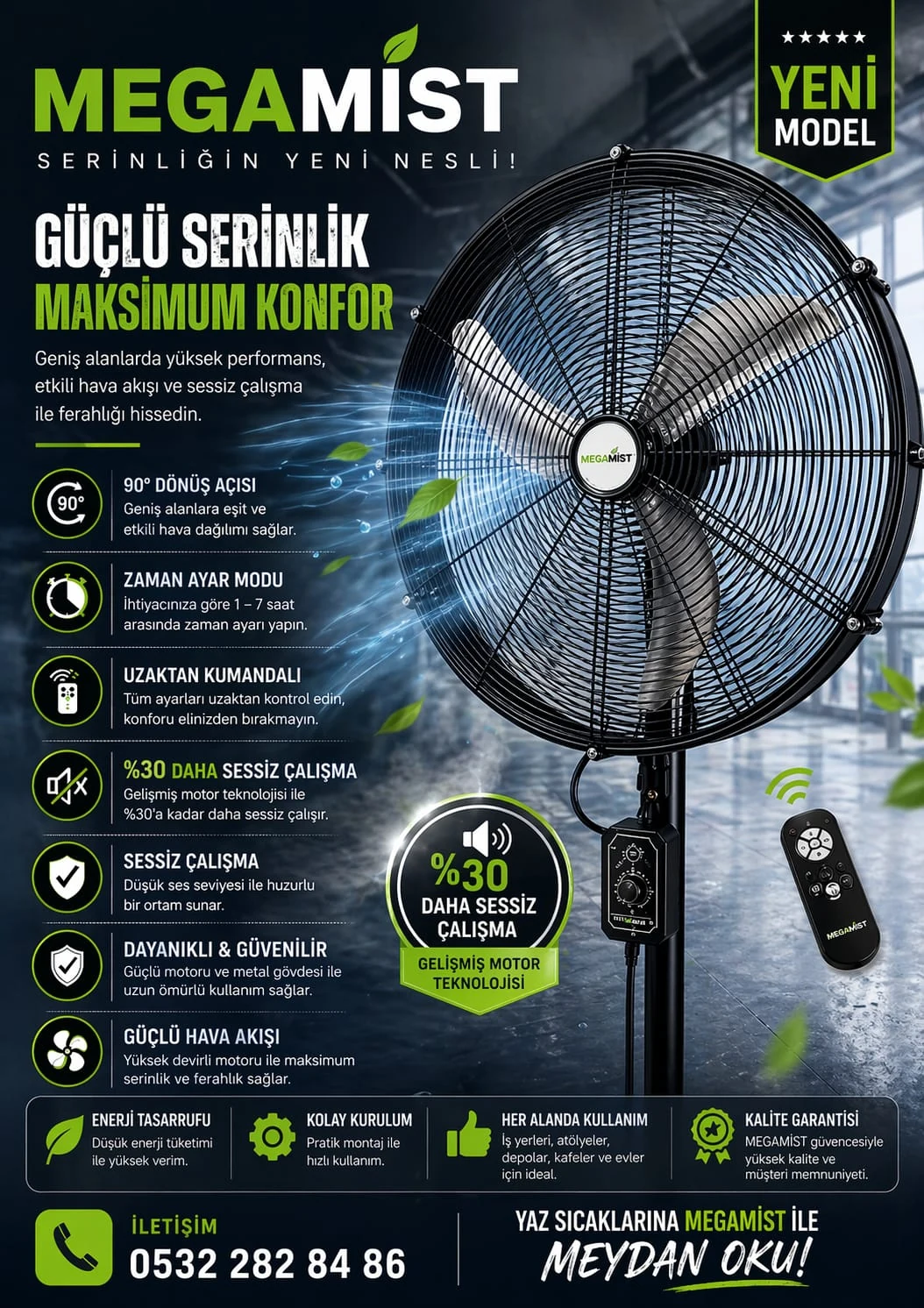 Sanayi Tipi Vantilatörler
