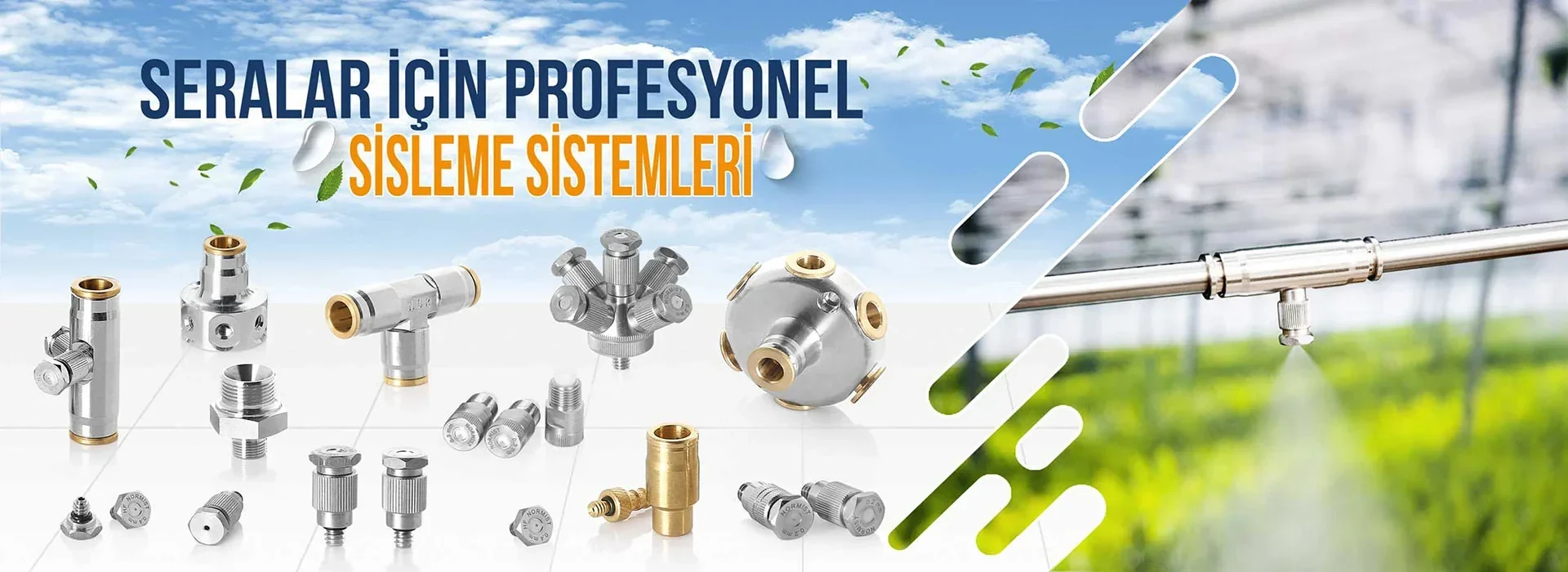 Seralar için profesyonel sisleme sistemleri